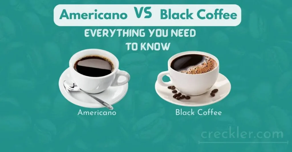 Americano Vs Black Coffee