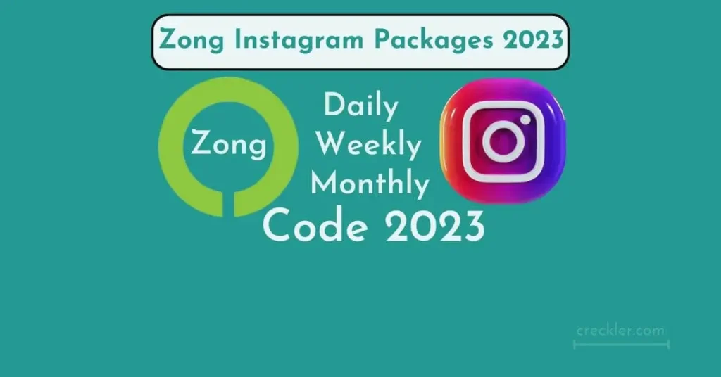 Zong Instagram Packages Code