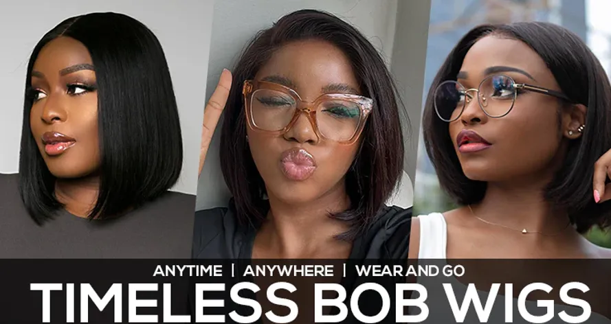 “Tired of Messy Adhesives Try a WigFever Glueless Bob Wig”